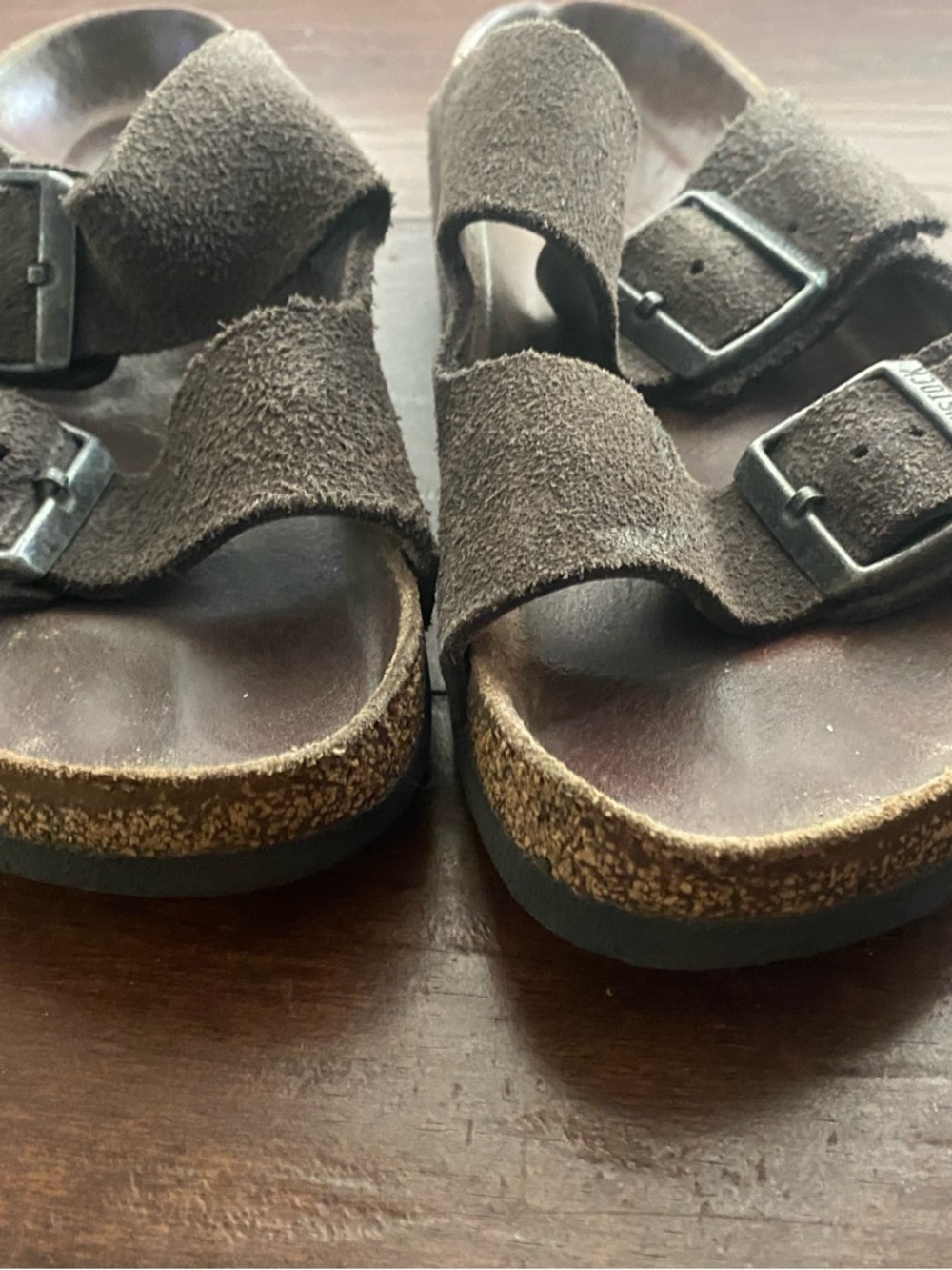 Birkenstock Arizona Sandals - Brown
Suede, Size 37 (US 6) - $25 - Picture 2 of 5